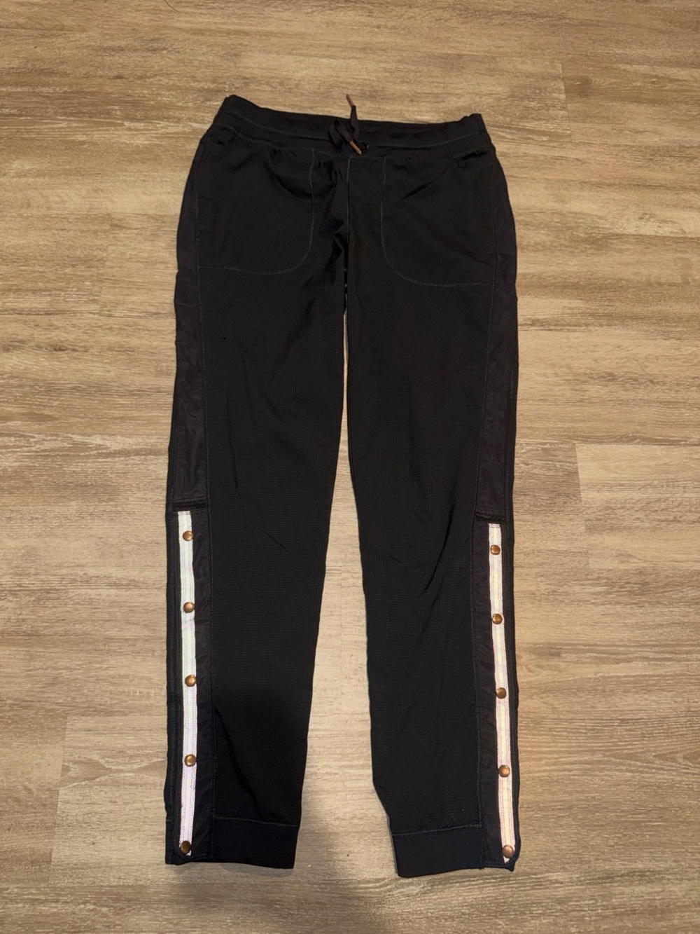 lululemon athletica Black Snap-Strip Jogger Pants